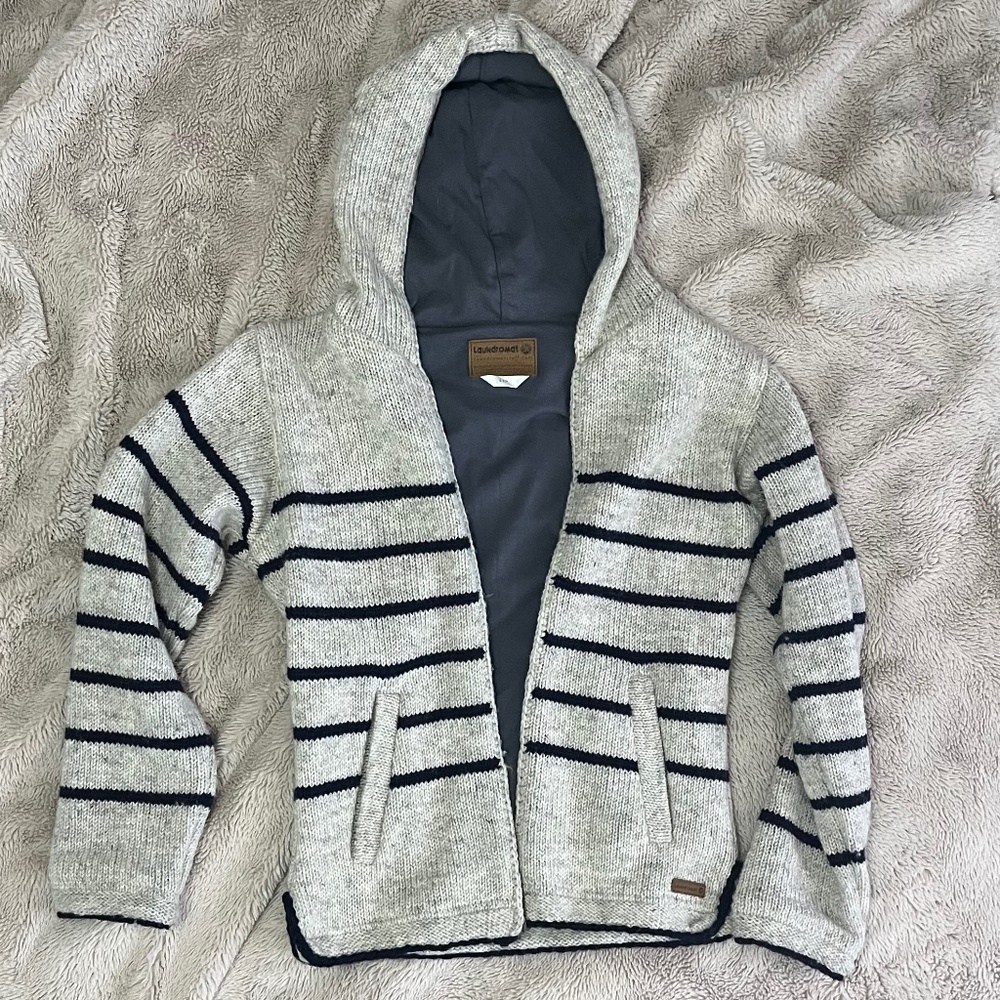 Hooded Wool Sweater